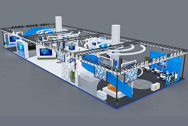 展臺(tái)搭建：5G互動(dòng)體驗(yàn)區(qū)