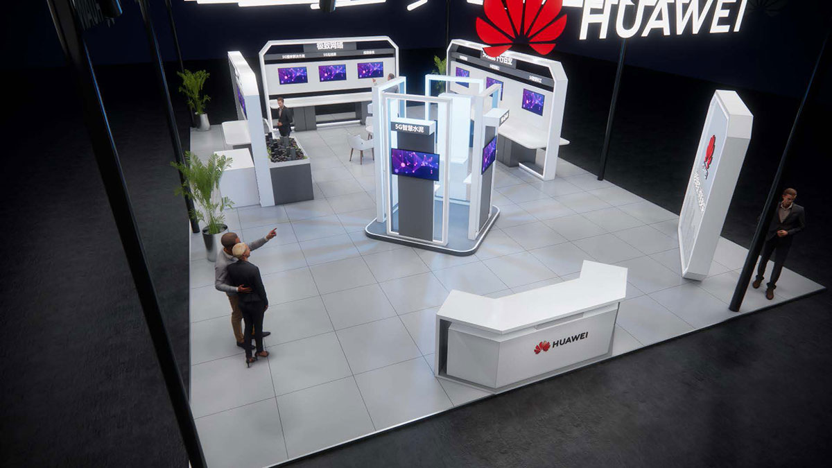 展臺(tái)搭建：華為-中國(guó)5G+工業(yè)互聯(lián)網(wǎng)大會(huì)